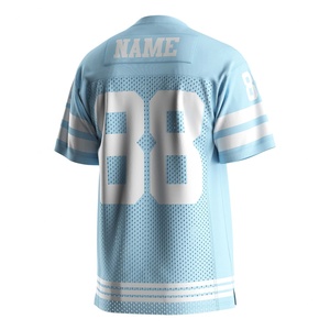Maillots de sport OEM/ODM à séchage rapide pour la compétition, maillots en maille vierges, maillots de football américain rembourrés et compressifs, vente en gros - Product Image 2