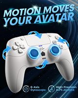 Manette de jeu sans fil BT 5.0 extensible pour téléphone portable Android iOS, joystick rétractable pour volant de jeu