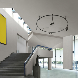 LED Linear Lamps Custom Diameter Size Track LED Circular Modern LED Circular Lamps Track <b>Light</b> Fixture System - Product Image 2