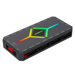 GAMEMAX Télécommande <span class=keywords><strong>PWM</strong></span> + <span class=keywords><strong>ARGB</strong></span> <span class=keywords><strong>HUB</strong></span> V4.0 pour ventilateur de refroidissement - Product Image 2