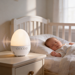 Lampada Smart per la Cura del Bambino con Rilevamento del Pianto e Suono Rilassante, Ideale per la Cameretta, Set Regalo per Neonati, Batteria da 700mAh, Prodotto di Consumo - Product Image 1