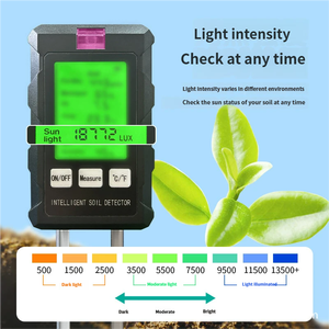 Support de Plantes de Jardin Professionnel Écologique en Plastique 6-en-1 Rotatif avec Écran et Testeur de PH, d'<span class=keywords><strong>Humidité</strong></span> et de Lumière pour l'Agriculture - Product Image 2