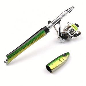 Hot Sale <strong>Fish</strong> <strong>Pen</strong> Glass Fiber Spinning Fishing <strong>Rod</strong> Fishing Pole with Fishing Reel Freshwater - Product Image 2