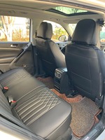 Housses de siège de voiture brodées personnalisables haut de gamme GZYLC pour Toyota Hilux 2010-2022, cuir de haute qualité, ensemble complet d'origine