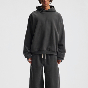 Sudadera con Capucha de Invierno de Primera Calidad, 500 g/m², de Poliéster/Algodón, Estilo Urbano, Gruesa, con Bordado 3D para Diseño - Product Image 5