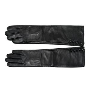 New Style Long Leather <b>Gloves</b> for Women Opera <b>Gloves</b> Plain Design Fashion Winter Long Sheepskin Leather Elbow <b>Gloves</b> - Product Image 6
