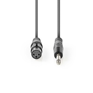 สายสัญญาณเสียง XLR ตัวเมีย ถึง XLR ตัวผู้ 3 พิน ขนาด 6.35 มม. ยาว 1.5 ม. - Product Image 2