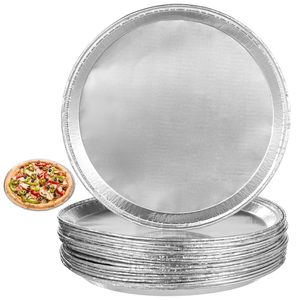 18" Round Partyware Aluminium Foil Dish Embossing US Arab Disposable Round <b>Pans</b> Catering Tray f - Product Image 6