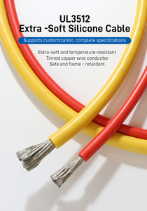 Dây cao su silicon 2 4 5 6 AWG, dây cáp silicon mềm chịu áp suất thấp, dây đồng đặc bọc silicon chống cháy - Product Image 2