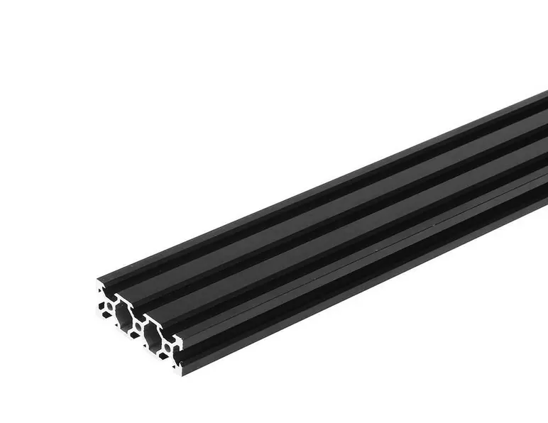 Черный 2060 V-слот алюминиевый профиль экструзионная рама для инструмента CNC DIY