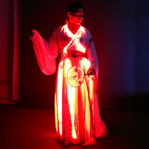 Tenue colorée de danseuse de boîte de nuit lumineuse à LED Costume de scène de crawler lumineux coloré - Product Image 3