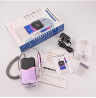 Machine à percer les ongles Coolnail, 35000 tr/min, rechargeable, 45W, perceuse à ongles professionnelle, affichage LED, CE ROHS