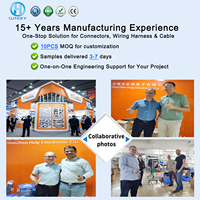 موصل كابل M12 مقاوم للماء IP67، دائري، أنثى وذكر، من 2 إلى 5 أطراف، معزول بالـ PVC لتطبيقات الدراجات النارية