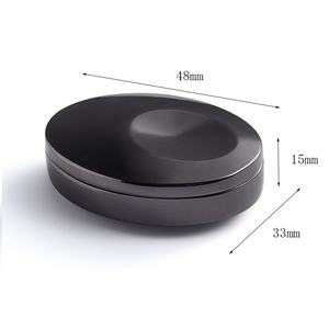 High Quality <b>Portable</b> Oval Perfume Metal Box Magnet Swivel Solid Perfume Container Solid Cases - Product Image 3