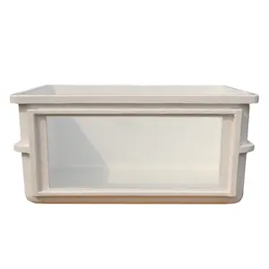 Hoge Kwaliteit Lage Prijs Verkoop Grote Vierkante Glasvezel Aquarium Home Decoraties Frp Zout Water Vis Kweek Tank