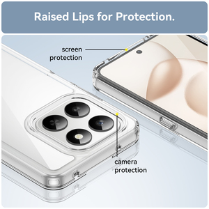 Cho Honor 400 thông minh trường hợp rõ ràng, xu hướng mới chống xước Slim Fit TPU + Acrylic 2 trong <span class=keywords><strong>1</strong></span> chống sốc điện thoại di động bìa cho Honor x7d - Product Image 3