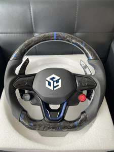 Volant en fibre de carbone pour Volkswagen <span class=keywords><strong>Golf</strong></span> 8 GTI Polo, modification et amélioration du volant - Product Image 4