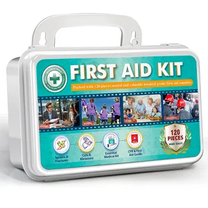 High Quality First Aid Boxes PP Plastic Empty First Aid Box Emergency Box Case Portable Workplace Survival Kit