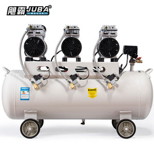 JUBA Hurricane 800WX3 Oil-Free Air Compressor 1380 RPM Piston Type For Home Woodworking Painting Dental Use - Product Image 1