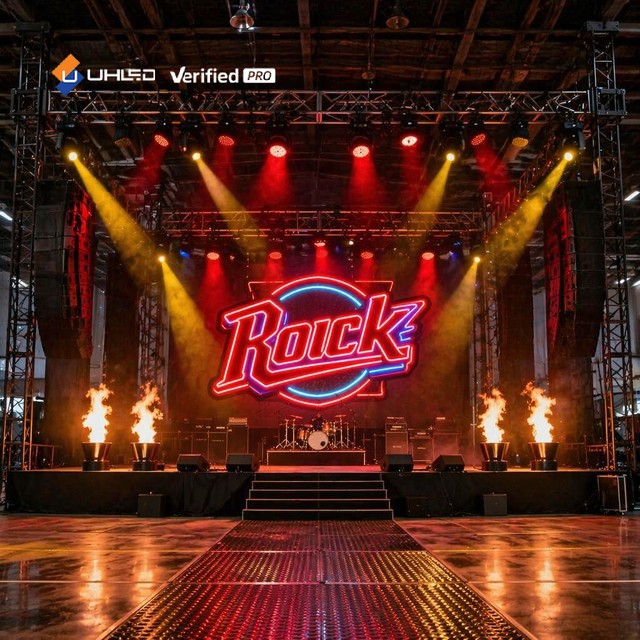 UHLED P1.56 Indoor LED Display Screen Outdoor Waterproof Curved LED Video Wall Panel Pantalla LED Display for Stage Background