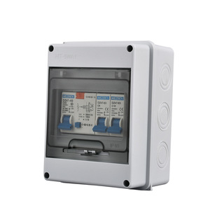 กล่องกันน้ำกลางแจ้ง Mezeen IP65 230V กล่องเบรกเกอร์พลาสติกพร้อมอุปกรณ์ป้องกันกระแสไฟฟ้ารั่ว - Product Image 1
