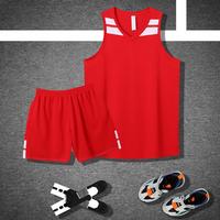 Conjunto de Uniforme de Baloncesto Personalizado sin Mangas, de una Sola Capa, 100% Poliéster, Absorbente de Sudor, Transpirable, para Hombres, Jóvenes y Equipos