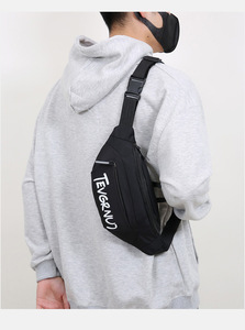 Unisex Custom Logo Fashion Oxford <b>Waterproof</b> Belt Mobile <b>Phone</b> Pocket Fanny Multifunction Pack Pouch Waist <b>Bag</b> - Product Image 3