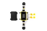 Boîte de jonction étanche à 2 voies IP68 Greenway Nylon 24A 450V avec bornes à vis pour connexions électriques extérieures