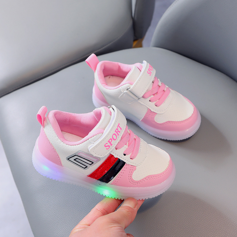 Hello Kitty LED Light Shoes Stylish Bright Kids' Sneakers