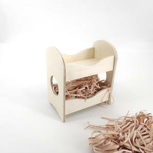 Cachette de hamster en bois maison en bois de hamster <span class=keywords><strong>avec</strong></span> décor d'habitats d'échelle maison détachable de petits animaux - Product Image 3