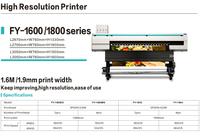 Impresora Plotter Eco Solvente Infiniti Challenger FY-1800MS I4 FY-1804 1.80m I3200 de 4 Cabezales