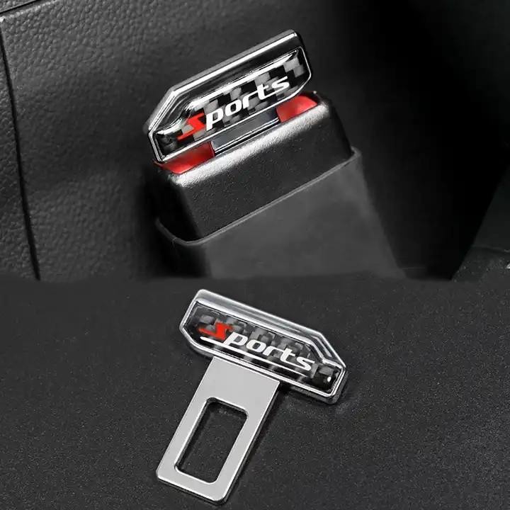 Car Seat Belt Clip Extension Carbon Fiber Bling Accessory