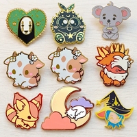 Broches de revers en métal plaqué émail souple ou dur, personnalisées, style animal, pour la décoration de vêtements, vente en gros