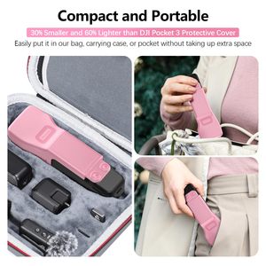 Amazear Pink Gimbal <b>Screen</b> Protective <b>Cover</b> Shockproof Durable Case ABS Material Portable Audio Accessories for Osmo Pocket 3 - Product Image 3