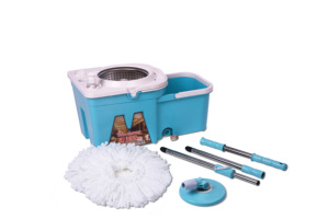 360 Magic Cleaning Squeeze Mop Seau avec poignée télescopique Rectangle Panier en plastique Spinning Mop pour le nettoyage de la maison et de la maison - Product Image 5