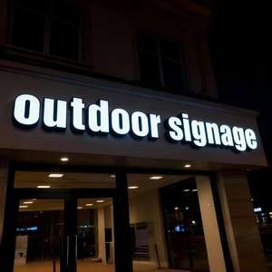 Enseigne lumineuse LED étanche pour extérieur, enseigne personnalisée pour devanture de magasin, lettres en relief 3D, enseigne commerciale - Product Image 3