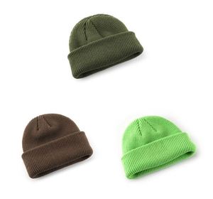 Gorros Holgados para Hombre y Mujer, Gorros de Invierno, Gorro de Pescador Suave, Gorro de Punto Corto Clásico, Gorro de Esquí, Regalo Promocional - Product Image 3