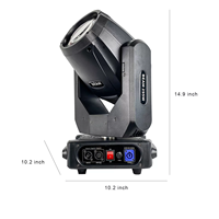 Têtes mobiles Sharpy Beam 295W, faisceaux Sharpy, tête mobile, lumière oscillante pour DJ, discothèque, effets d'éclairage de scène