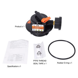 Ensemble de décharge d'air manuel en plastique DEX2420MAR2 noir et orange pour filtres à cartouche Hayward DE Pro Grid De Swimclear Swim Clear - Product Image 2