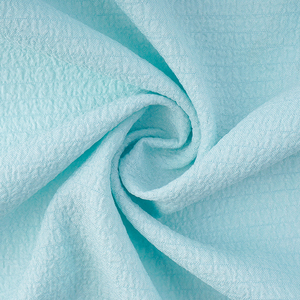 Tela de Crepé Burbuja de Alta Calidad con Textura Arrugada, Chifón Jacquard Elástico, Tela de Crepé Burbuja de Color Sólido para Vestidos - Product Image 1