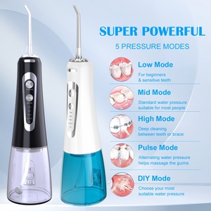 <span class=keywords><strong>Irrigador</strong></span> <span class=keywords><strong>Dental</strong></span> Eléctrico Inalámbrico Portátil Más Vendido con Boquilla de 360 Grados, Carga USB-C, Depósito de Agua Desmontable de 400 ml y 5 Boquillas - Product Image 6