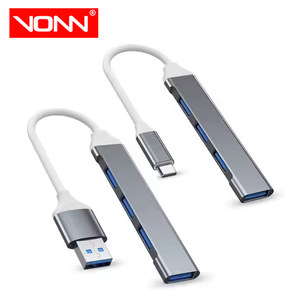 Precio de promoción USB3.0/Tipo-<span class=keywords><strong>C</strong></span> HUB de 4 puertos USB3.0 a USB3.0 * 1 + USB2.0 * 3 Divisor de adaptador multipuerto para computadoras portátiles - Product Image 1