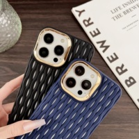 Coque arrière souple en TPU pour Apple IPhone16 Pro Max coque antichoc en plastique noir pour téléphone portable avec trou d'appareil photo pour iPhone 16 15 13 14 12 11