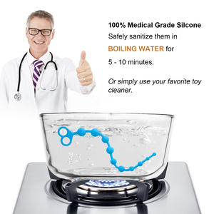 Sexbay peut être personnalisé plug anal et <span class=keywords><strong>centre</strong></span> de l'anneau de traction 10 ball plug anal en silicone médical peut être personnalisé pour les hommes et les femmes - Product Image 5