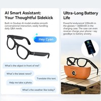 Gafas Inteligentes X01 con IA, Cámara 4K, Grabación de Video, Doble Estabilización, Pantalla LED, Batería, Asistente de IA ChatGPT, Carga Magnética, Música