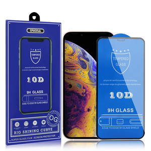 Vente en gros Offres Spéciales Full Glue 10D Protecteur d'écran HD Protecteur d'écran en verre trempé transparent pour iPhone 16 15 14 13 12Pro Max - Product Image 2