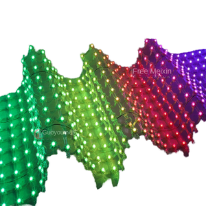 P100 <span class=keywords><strong>LED</strong></span> lưới màn hình trong suốt linh hoạt đường hầm ngoài trời tán cho Xây Dựng Văn bản hiển thị Rèm tường màn hình với SDK chức năng - Product Image 1