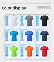 Chemises personnalisées à col rond, t-shirts de sport pour hommes, manches courtes, shorts de jogging, shorts de sport pour la salle de sport