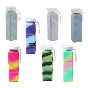 Producto Nuevo en Venta, Botella de Agua Portátil 2026, Botella de Silicona Plegable y Personalizable para Viajes, Deportes al Aire Libre - Product Image 1