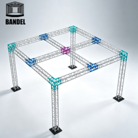 Structure de treillis d'usine réglable et facile à assembler en aluminium pour événements, fêtes et concerts